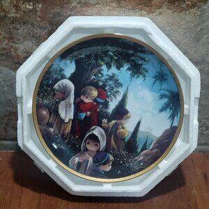 Precious Moments Decorative Plate Hamilton The Crucifixion 1992
